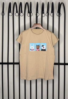 تیشرت دخترانه نرمال طرح برفی کیوت جنس نخپنبه سوپر